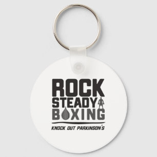 Rock Steady Boxing Knock Out Parkinson's  Key Ring