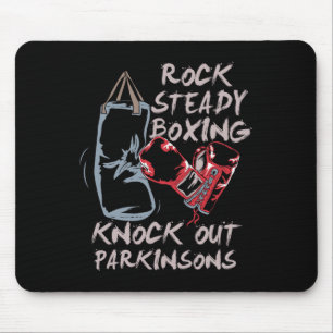 Rock Steady Boxing Knock Out Parkinsons Mouse Pad