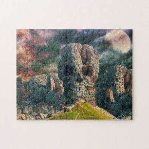 Rock Stone - Skull - Jigsaw Puzzle