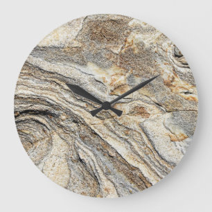 Rock Stone Texture Large Clock
