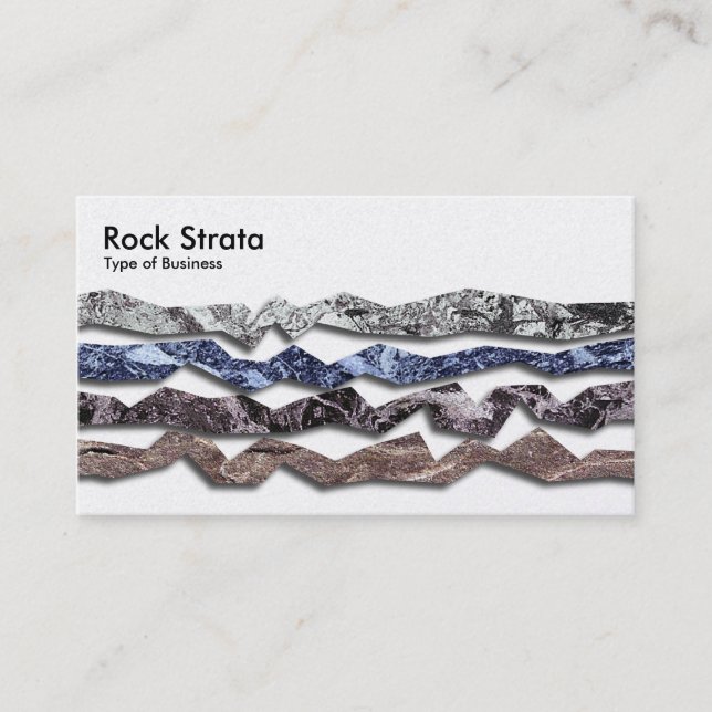 Rock Strata 02 Business Card (Front)
