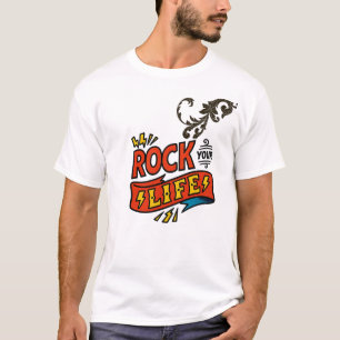 Rock Surfer Vintage Comic Style T-Shirt