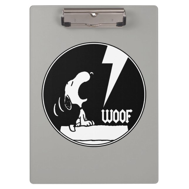 Rock Tees | Snoopy Howling Clipboard (Front)