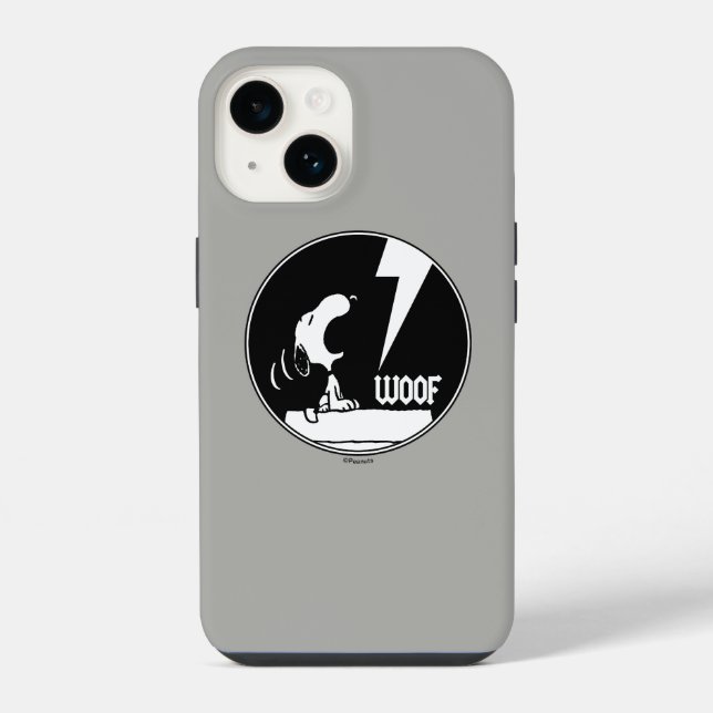 Rock Tees | Snoopy Howling iPhone Case (Back)