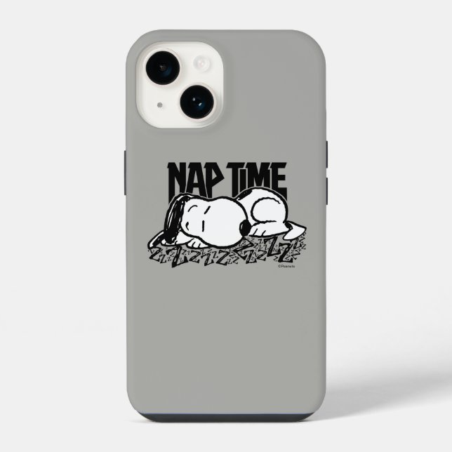 Rock Tees | Snoopy Nap Time iPhone Case (Back)