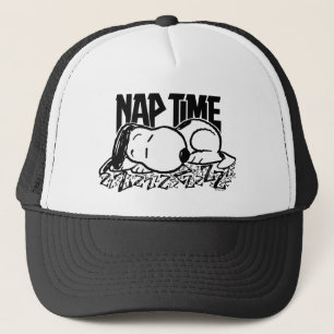 Rock Tees Snoopy Nap Time Trucker Hat