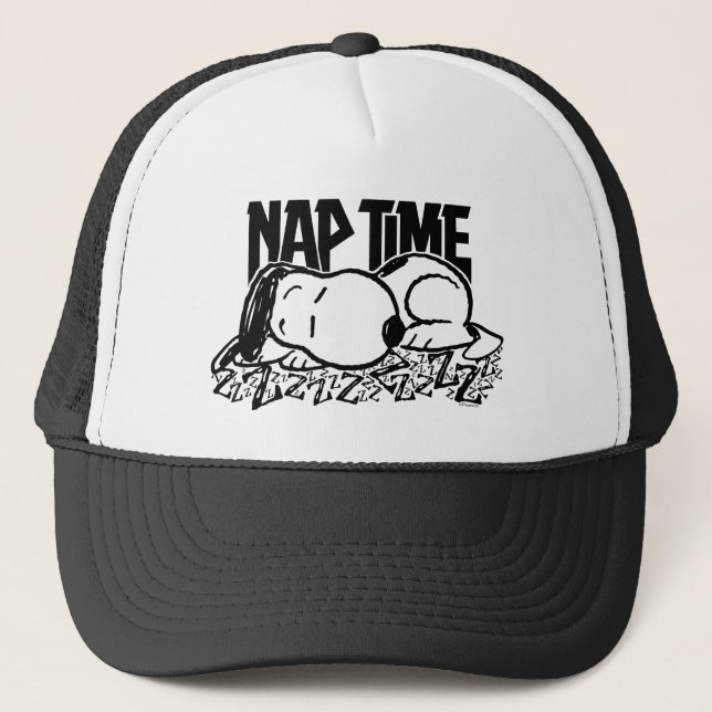 Rock Tees | Snoopy Nap Time Trucker Hat (Front)