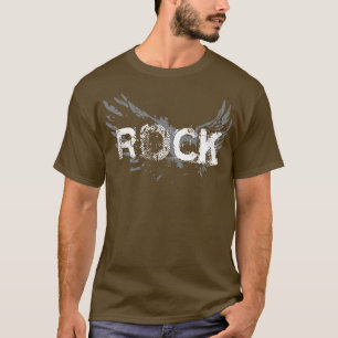 Rock Text with Wings T-Shirt