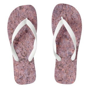 Rock Texture Pink Geology Photo Jandals