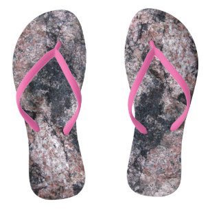 Rock Texture Pinkish Nature Jandals