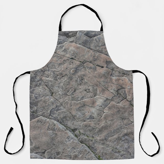Rock texture stone surface apron (Front)