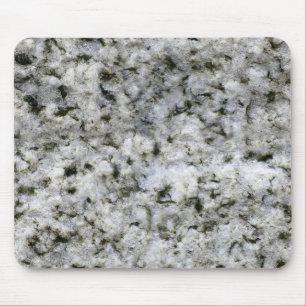 Rock Texture White Granite Mouse Pad