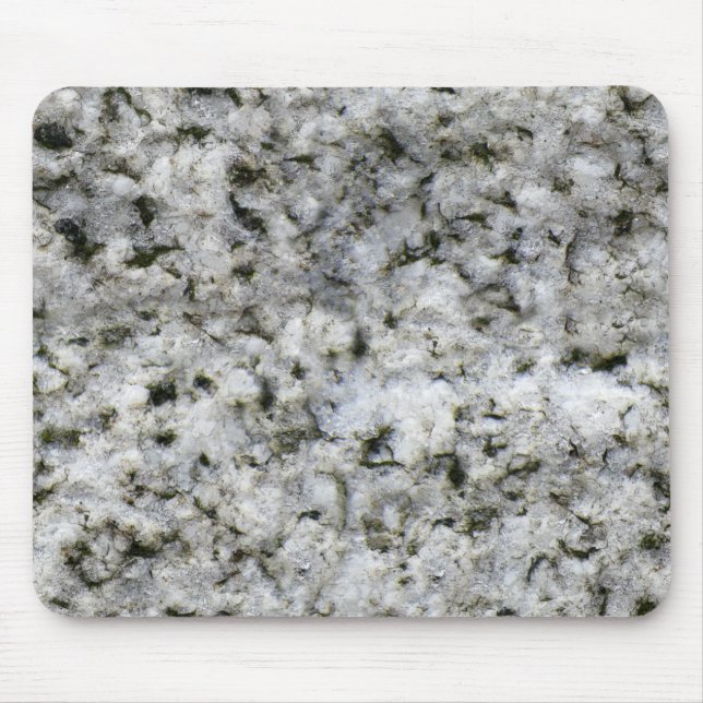 Rock Texture White Granite Mouse Pad (Front)