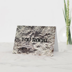 ROCK THANK YOU CARD