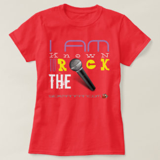 ROCK THE MIC RED LADIES T-Shirt