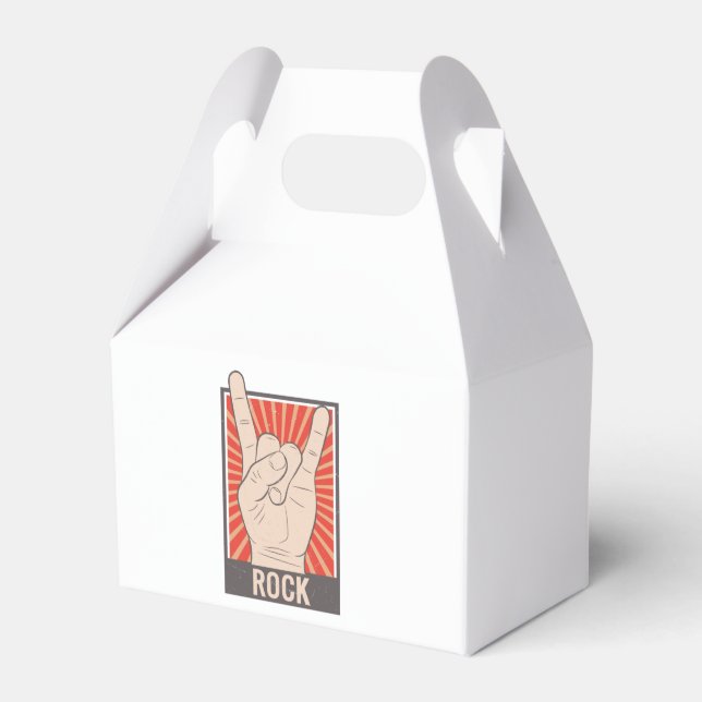 Rock The Party Favour Box (Front Side)