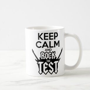 Rock The Test Day Teacher Testing Idea School Coffee Mug