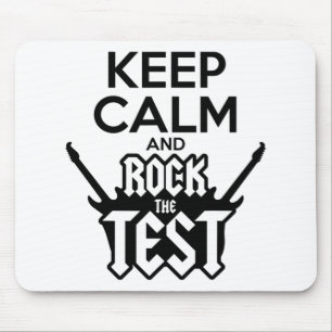Rock The Test Day Teacher Testing Idea School  Mouse Pad