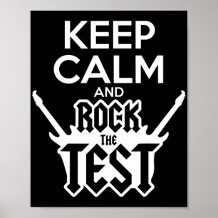 Rock The Test Day Teacher Testing State Idea Schoo Poster