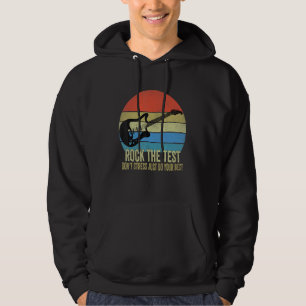 Rock The Test Dont Stress Test Day Testing Day Te Hoodie