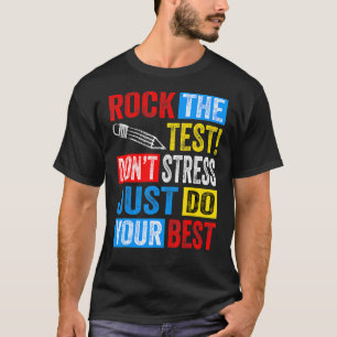 Rock The Test Retro Vintage Testing Day Teacher 1 T-Shirt