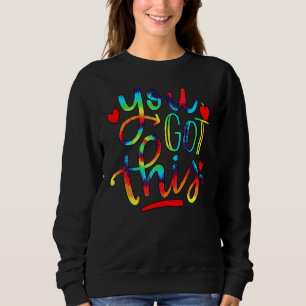 Rock The Test Teacher Test Day Testing Day Teache Sweatshirt
