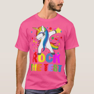 Rock The Test Test Day Teacher Testing Squad Unic T-Shirt