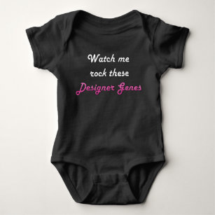 Rock these Designer Genes Trisomy Glitter Baby Bodysuit