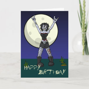 Rock 'Til You Drop Card