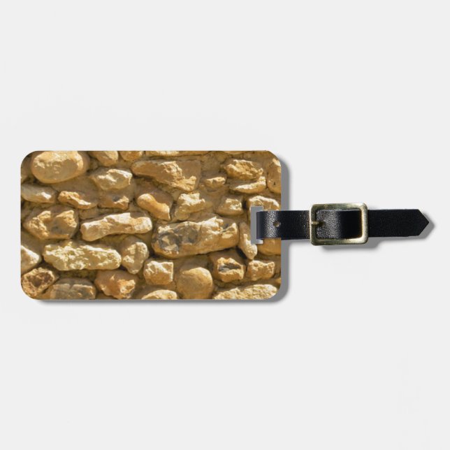Rock Wall Luggage Tag (Front Horizontal)
