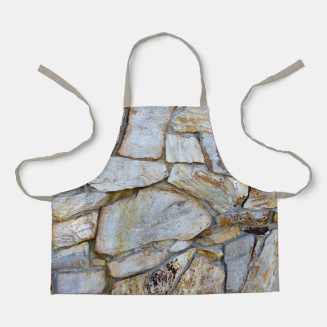 Rock Wall Nature Photography Fun Rockhound Small Apron (Front)