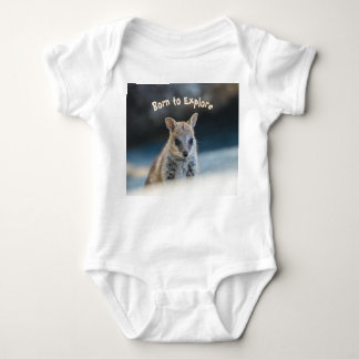 Rock Wallaby Baby Bodysuit