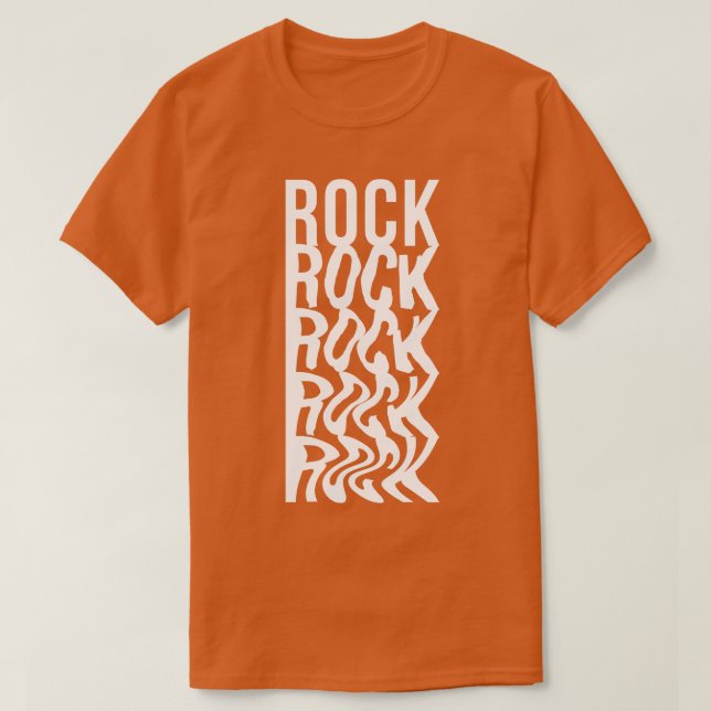rock wavy T-Shirt (Design Front)