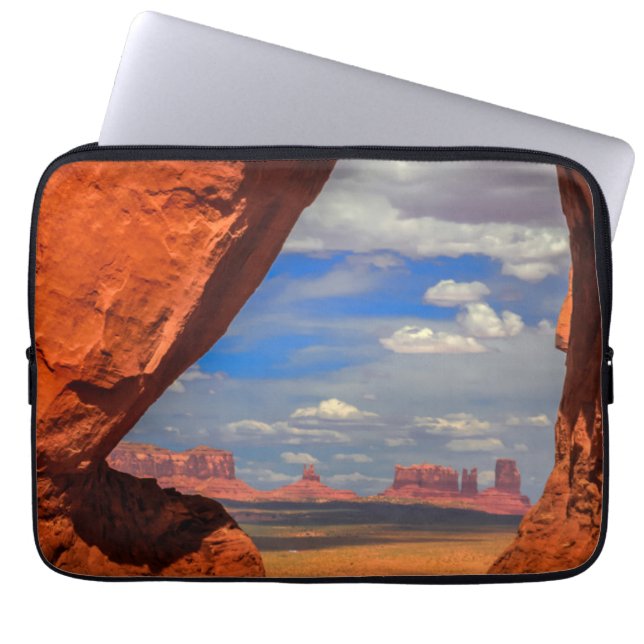 Rock window to Monument Valley, AZ Laptop Sleeve (Front)