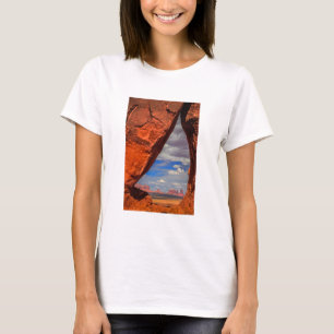 Rock window to Monument Valley, AZ T-Shirt