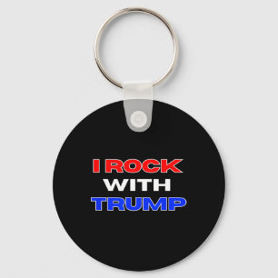 Rock With Trump Key Ring