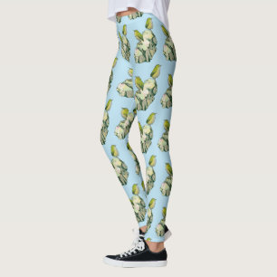 Rock Wren birds New Zealand Leggings