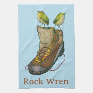 Rock Wren Tuke Tea Towel