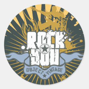 Rock You Tshirts and Gifts Classic Round Sticker