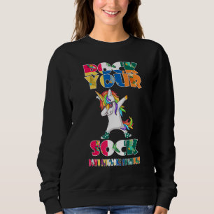 Rock Your Socks Down Syndrome Awareness Sweatshirt