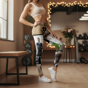 Rock Your Story: Custom 9-Photo Collage Leggings