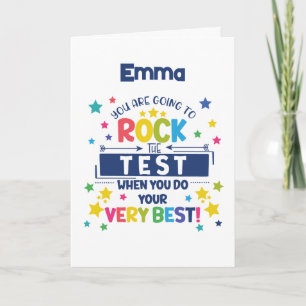 Rock your test - STATS Card