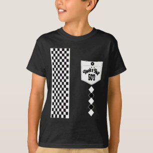 Rockabilly Bowling 50s Sock Hop Costumes Greaser R T-Shirt