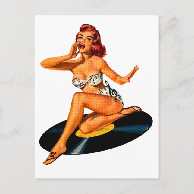 Rockabilly Goddess Postcard (Front)