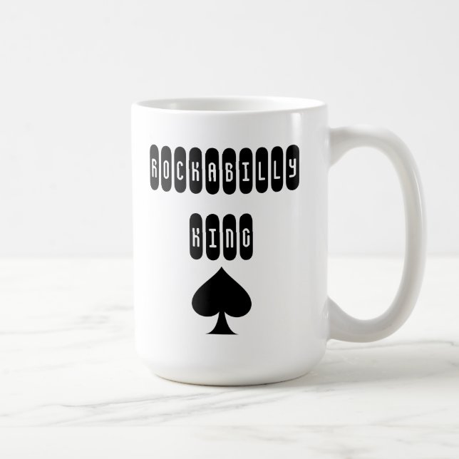 Rockabilly King Mug with Spade (Right)