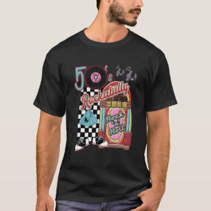 Rockabilly Lets Go To The Hop 1950'S Retro Classic T-Shirt