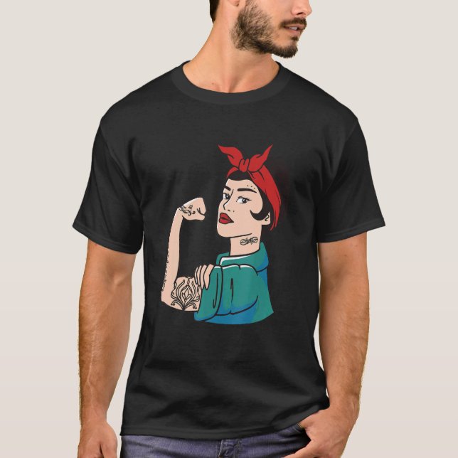 Rockabilly Petticoats And Plate Skirts Pomade And  T-Shirt (Front)