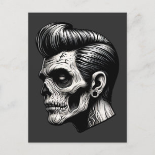Rockabilly Zombie Vibes Postcard