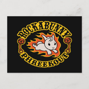 Rockabunny Phreekout! Postcard