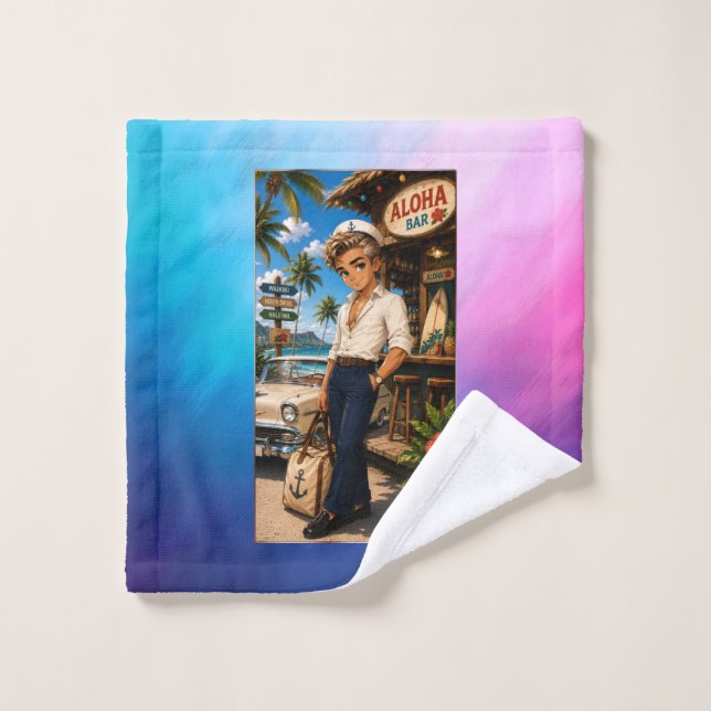 Rockachibi Bruce Dawn Bath Towel (Wash Cloth)
